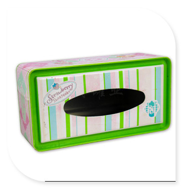 訂做精美紙巾鐵皮盒|正方形紙巾鐵盒包裝廠(chǎng)